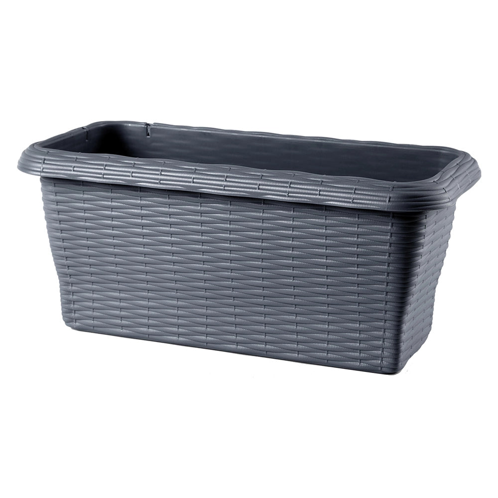 1pz balconetta rettangolare 'paglia' cm 40x20x17,5 lt.7,5 - panna cod:ferx.6125082nlm