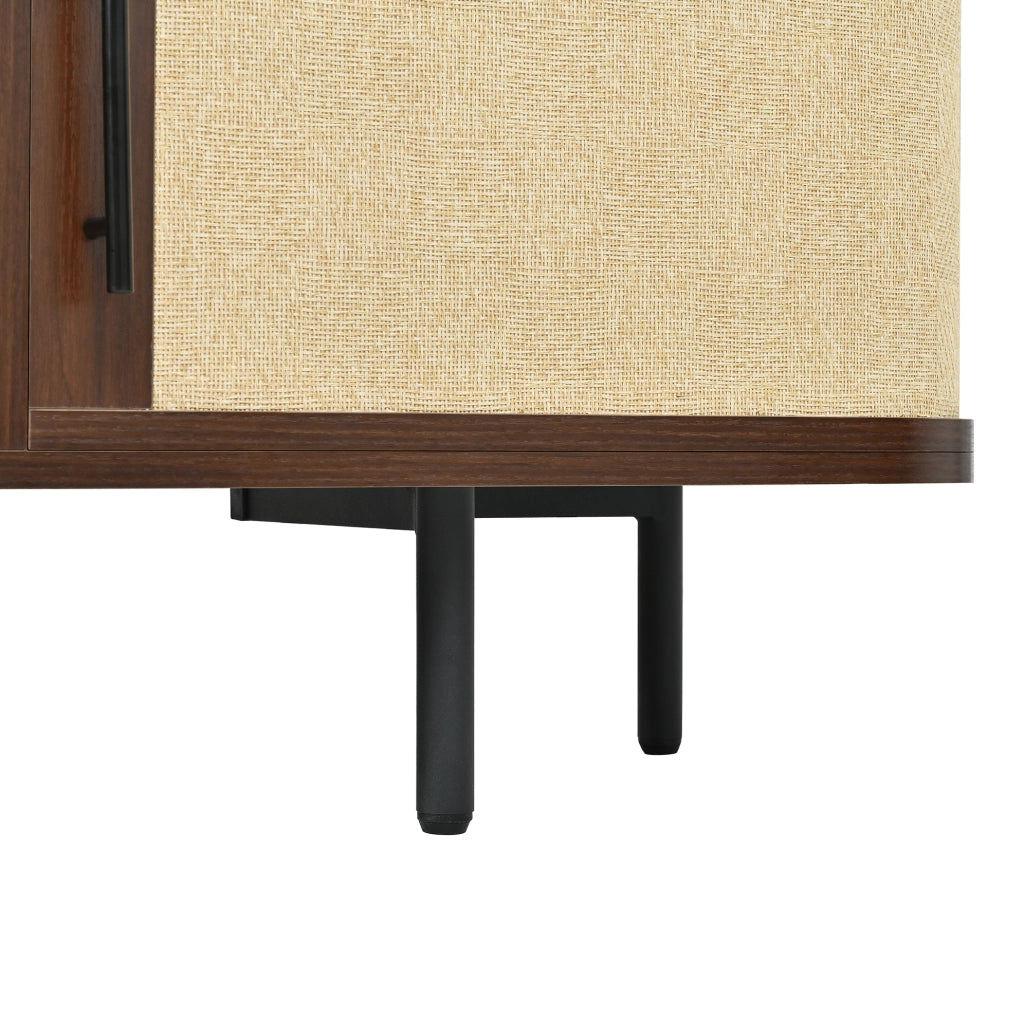 MOBILE TV 180x40x45 cm MDF Noce con 4 Ante