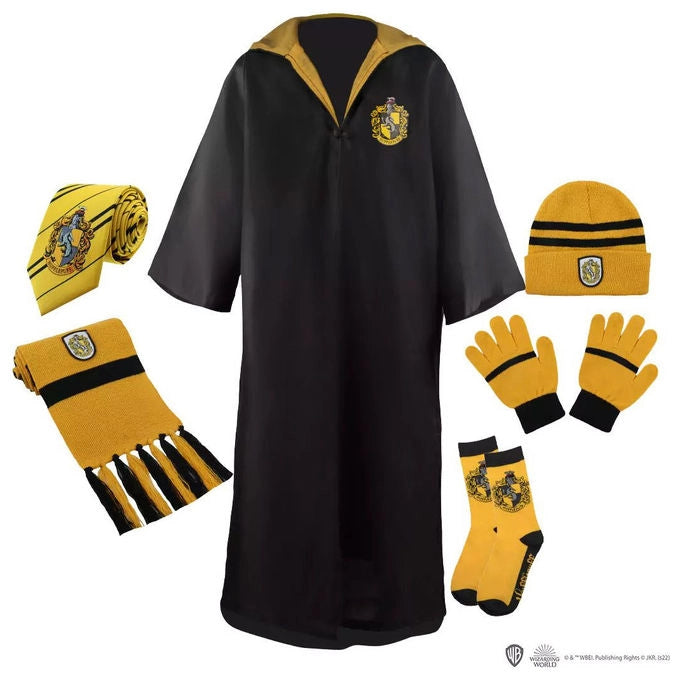 Harry Potter DO1224-S Set Costume 6 Pezzi Tassorosso Vestito Cravatta Sciarpa Eta' 3+