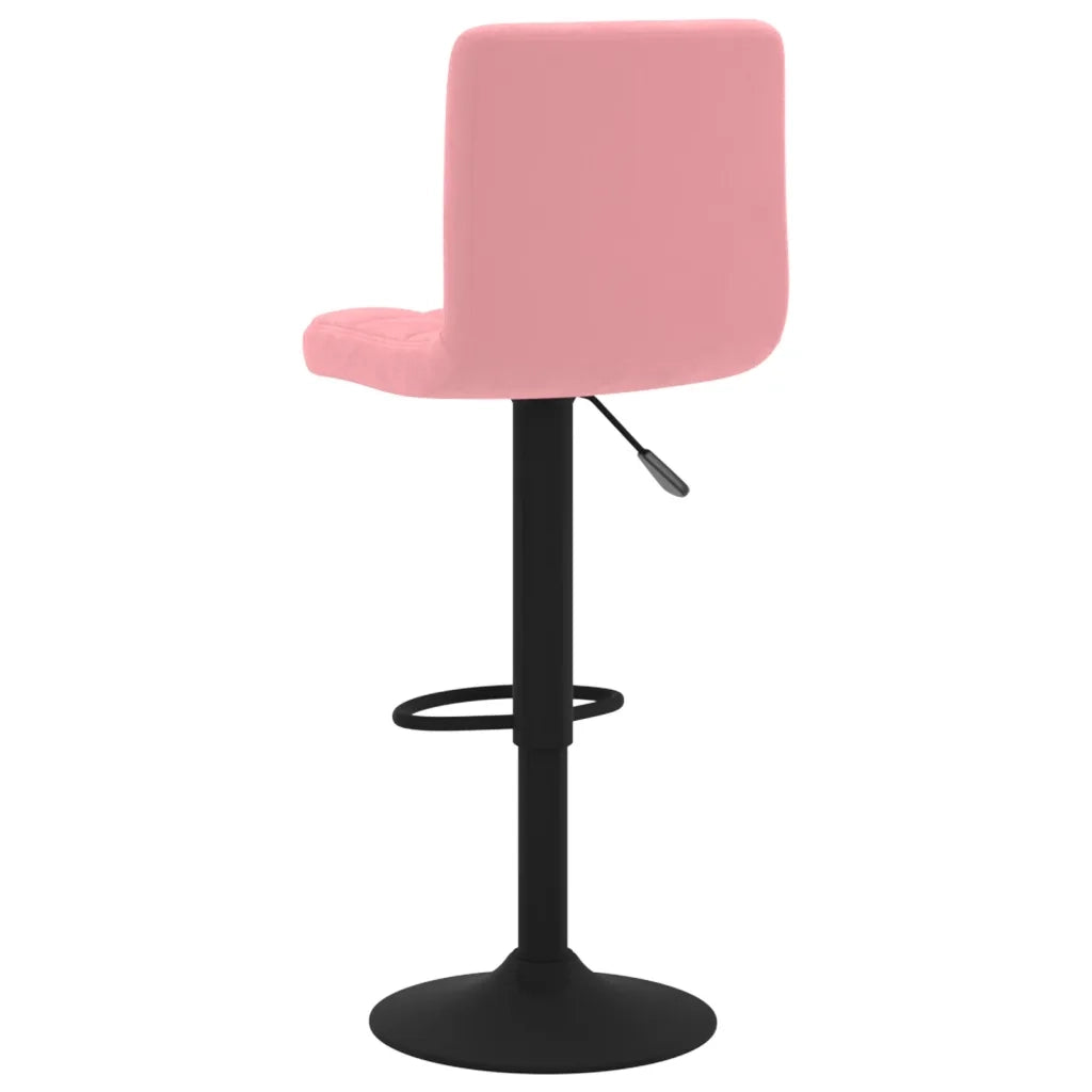 Sgabello da Bar Rosa in Velluto 334299