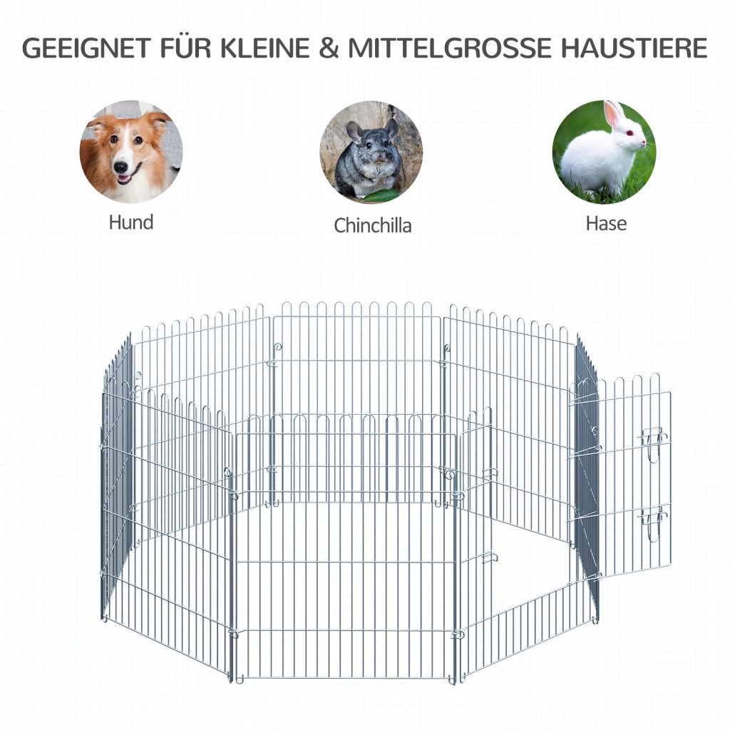 Box per cuccioli, set da 8 pezzi, 63x76 cm, sicuro e stabile
