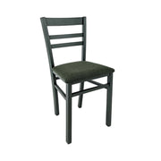Sedia Cromica in legno verde set 2 pezzi