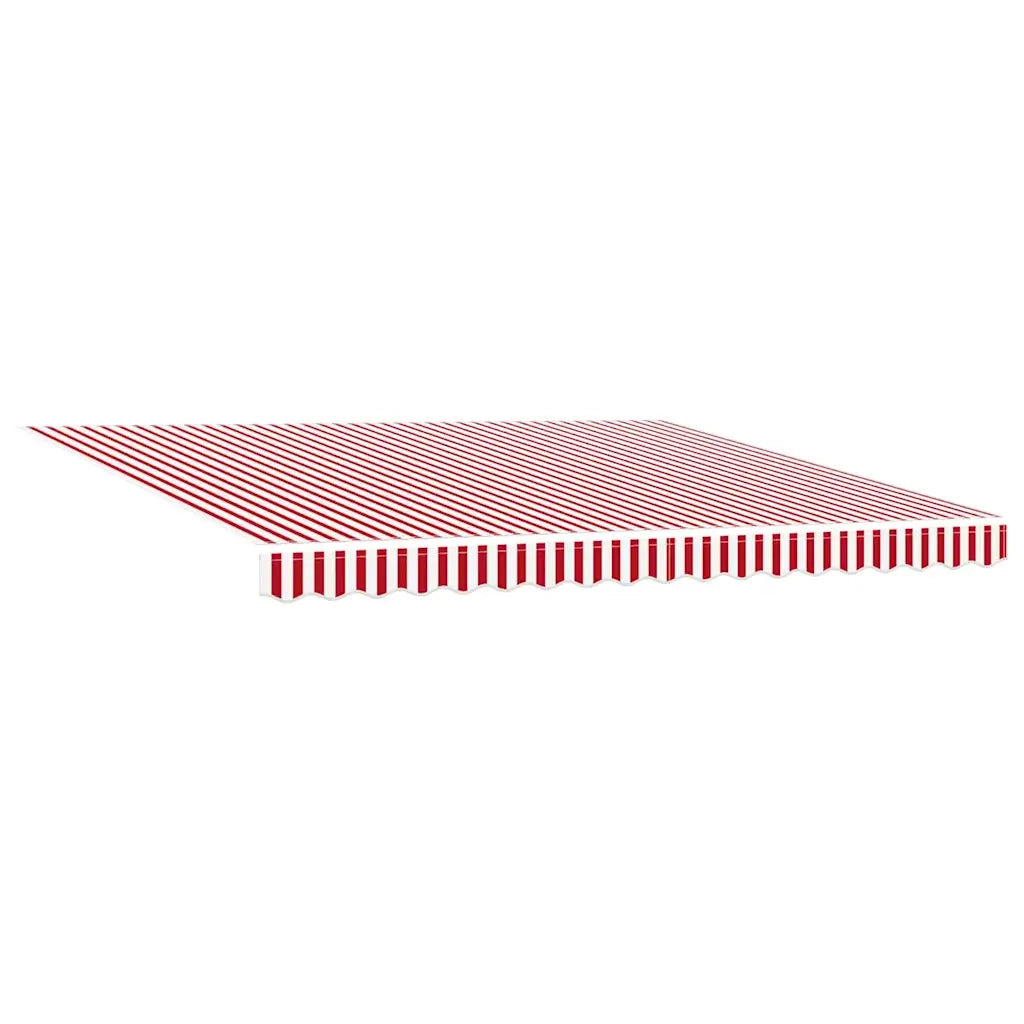 Tenda Retrattile Rosso e bianco 400 ×350 cm Tessuto 3330756