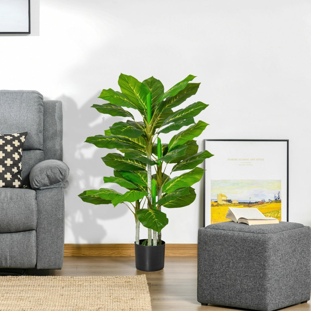 Pianta Artificiale per Interni ¨C Minimal ¨C Verde in Cemento 95 cm