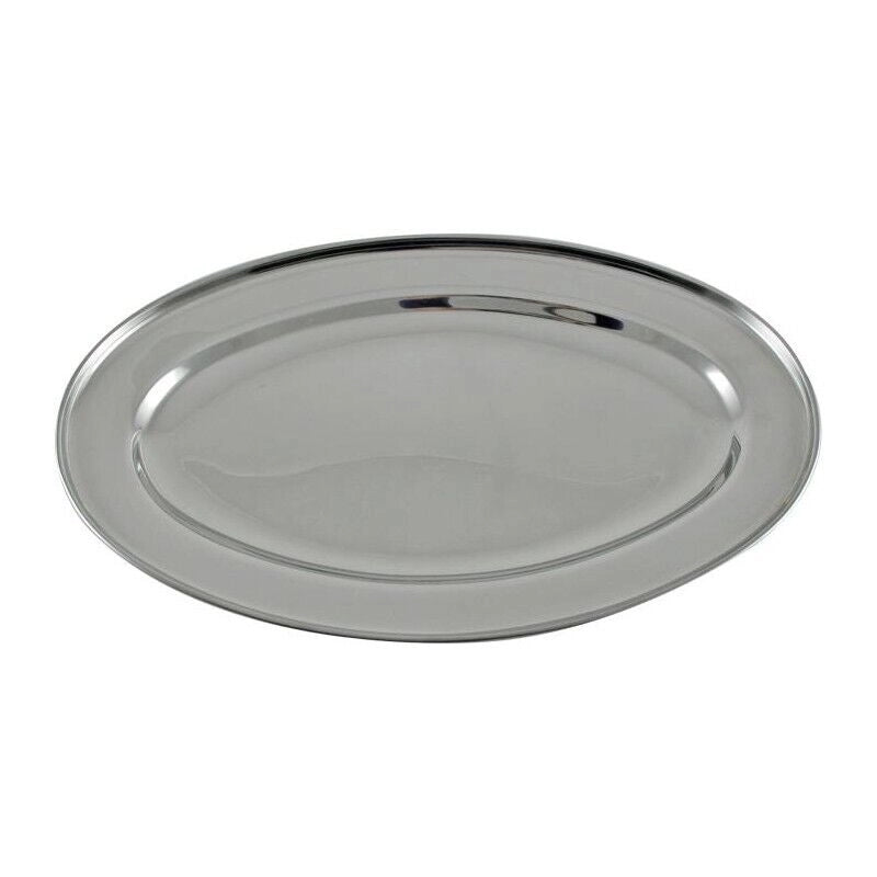 INOX PIATTO VASSOIO OVALE 35 CM