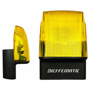 LAMPEGGIANTE LAMPEGGIATORE LED 230V 24V 12V + ANTENNA + SUPPORTO DA PARETE MURO IP54
