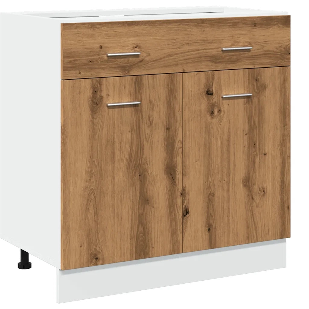 Cassettiera ¡°Lyon¡± Rovere Artigianale 80x46x81,5 cm