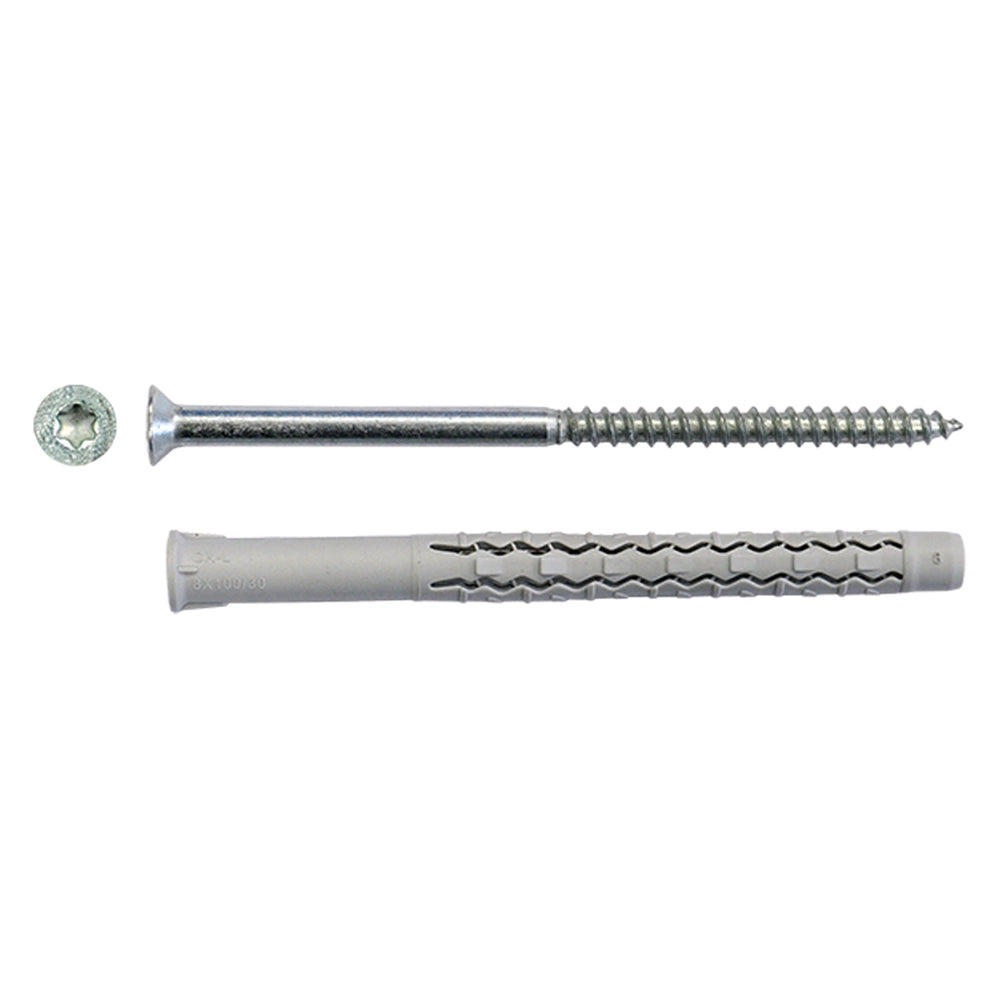 Tassello G&b Nylon Gx L10120vt T40 50 Pezzi 10 X 120 mm