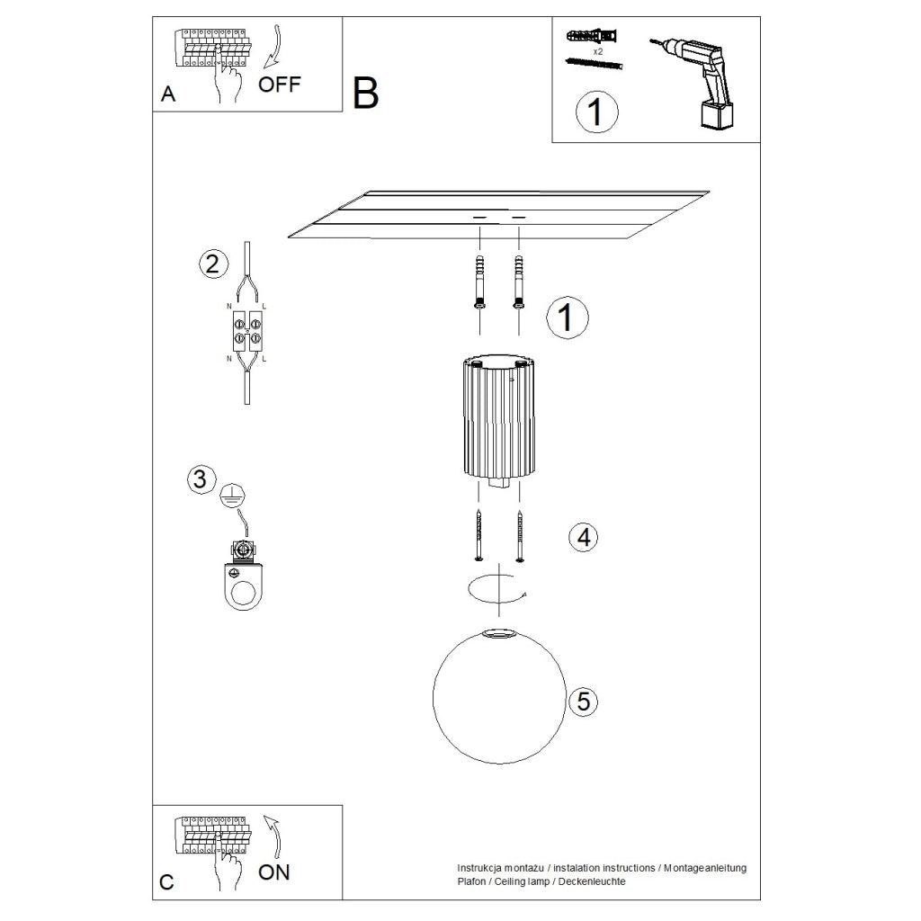 Lampada da soffitto HALO beige IP44