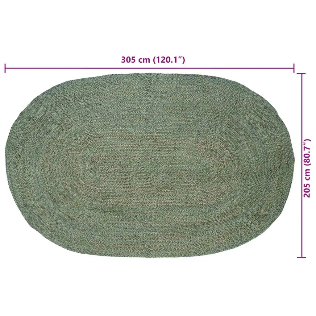 Tappeti per area Verde Oliva 205 x 305 cm Juta 42010649