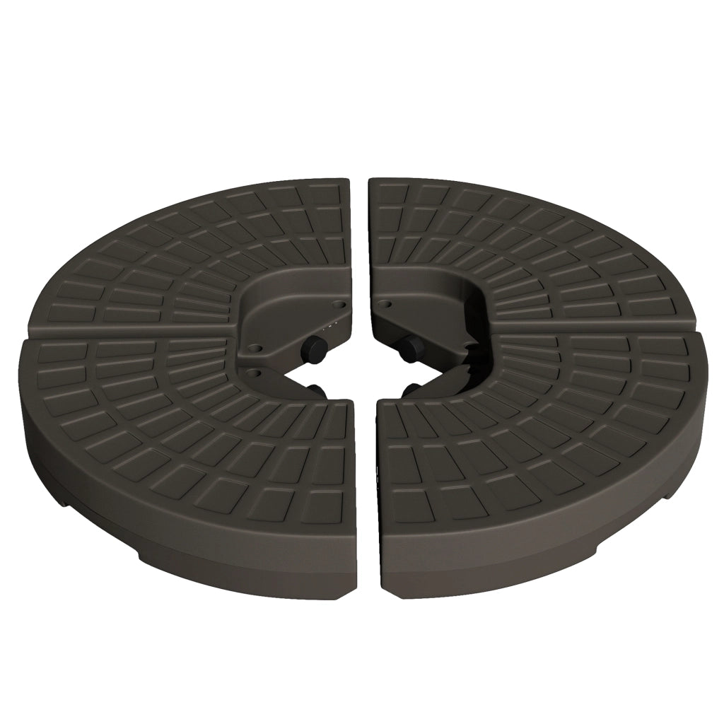 Base per Ombrellone ¨C Minimal ¨C 100x100x10,5 cm Marrone