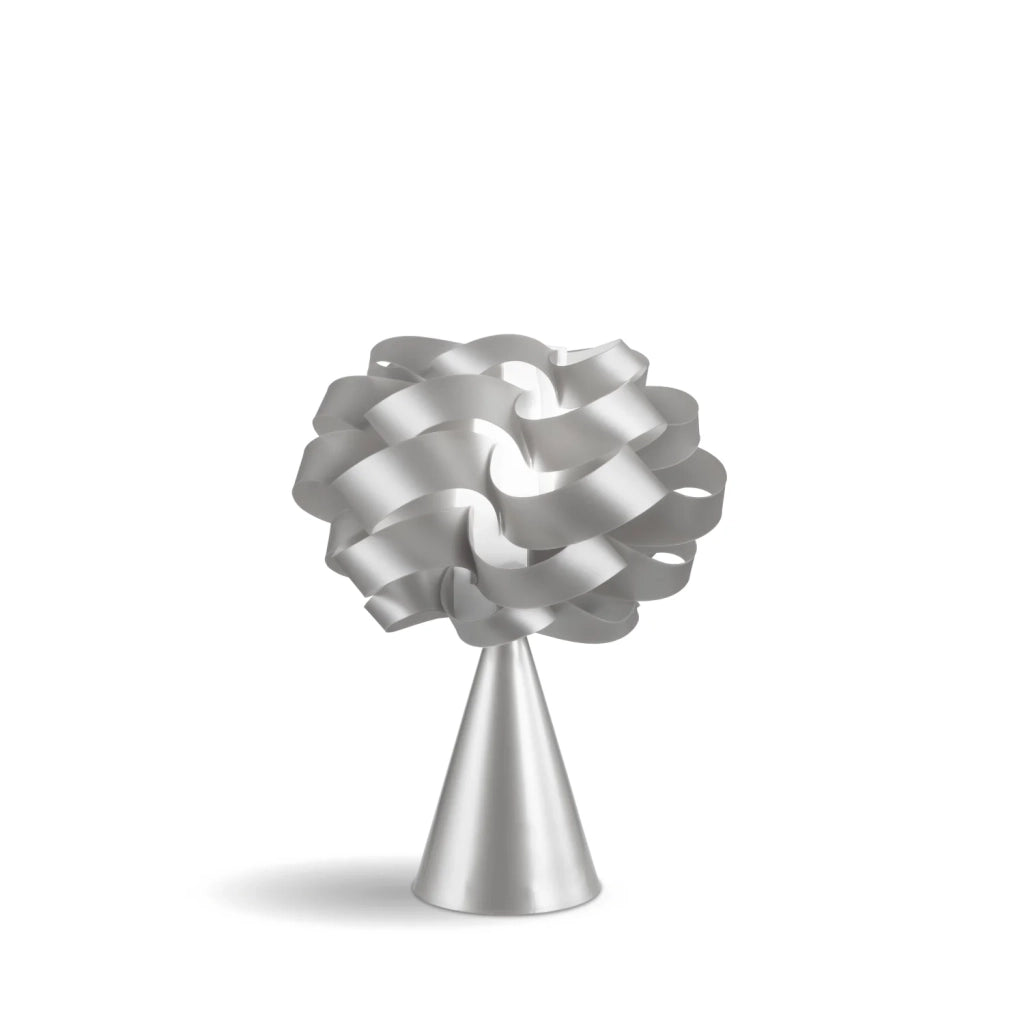 Lampada Ricaricabile Da Tavolo Cloud Polilux ® Argento 1 Luce Led