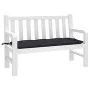 Cuscino per Panca Nero 120x50x7 cm in Tessuto Oxford 361590
