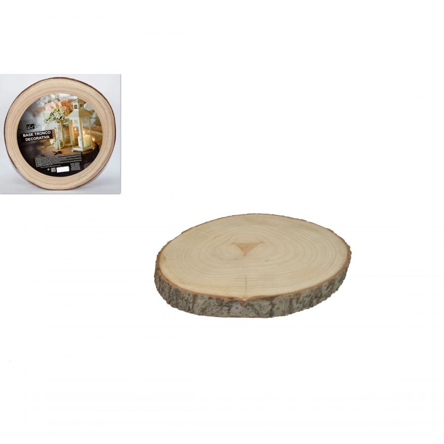 BASE TRONCO LEGNO 22CM
