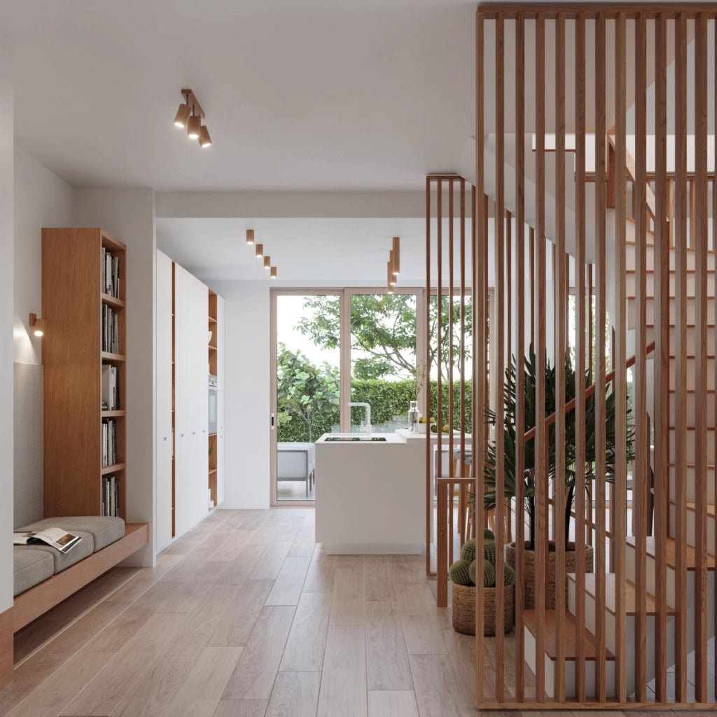 Lampada da soffitto ZEKE 2 rovere