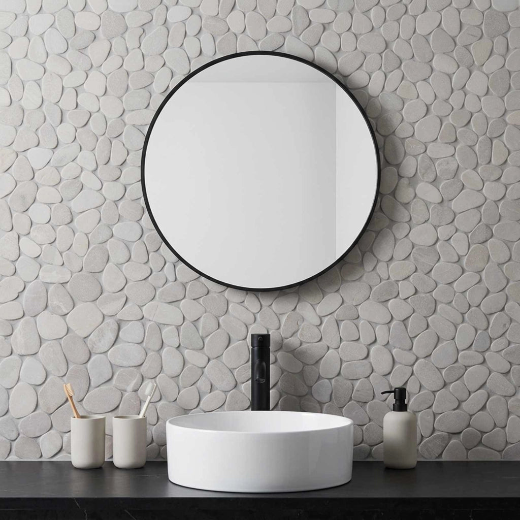 Pavimenti in ciottoli Tortora 30 x 30 cm Ciottolo Fluviale 42033534