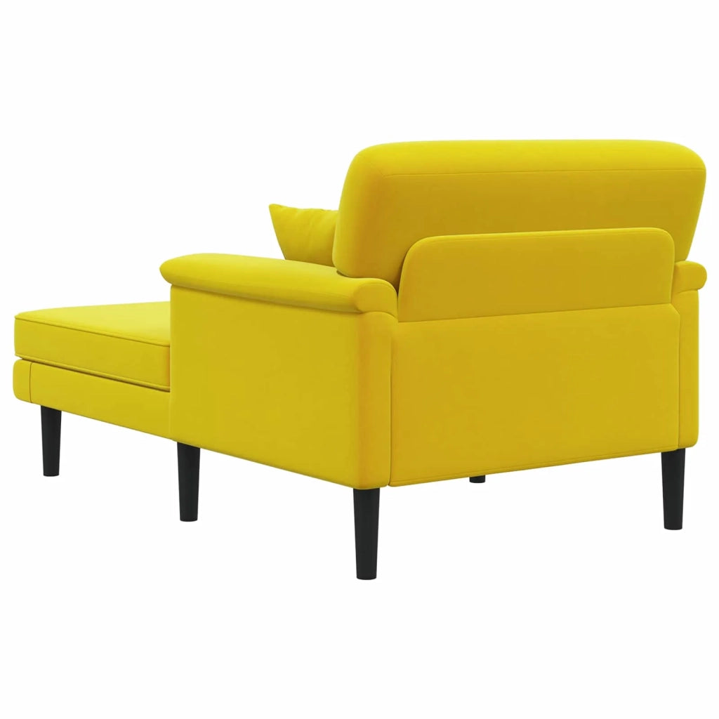 Chaise longue Giallo Velluto 42048047