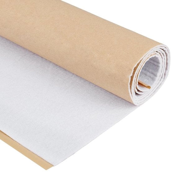 Tessuto di Cotone 4,5 mm - Foderazione Autoadesiva - Quilting - Accessori per la Sartoria - Cotone Watten - 49 x 106 cm - Stoffa di Cotone