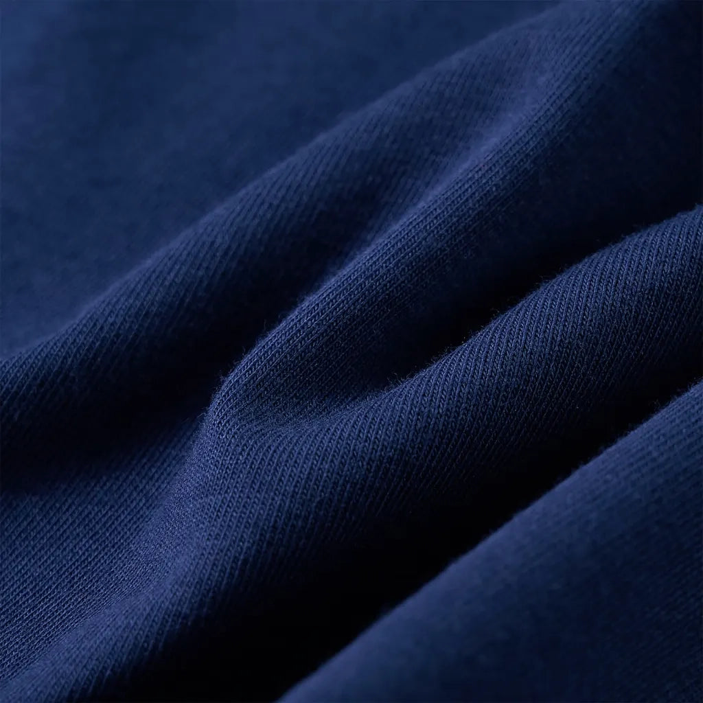 Maglietta da Bambina a Maniche Lunghe Blu Marino 104