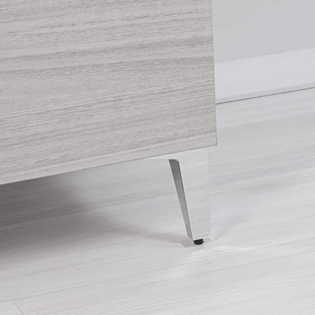 Mobile lavatoio grigio 45x50 cm vasca in resina e asse lavapanni Desya