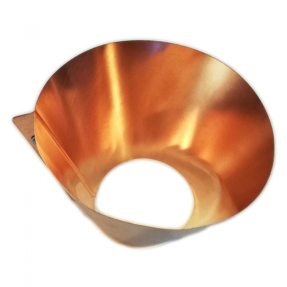 Collare conico da 100mm scossalina in rame spessore 6 decimi