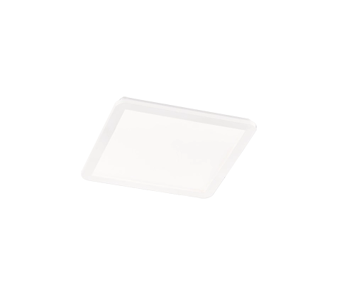 Plafoniera Led Interno Moderna Dimmer Quadrata Bianco Camillus GD Trio