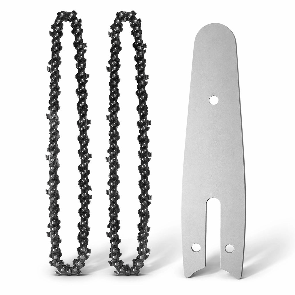 Kit 2 Catena 8" Ricambio + Barra 8 Pollici Per Mini Motosega a Batteria 664413