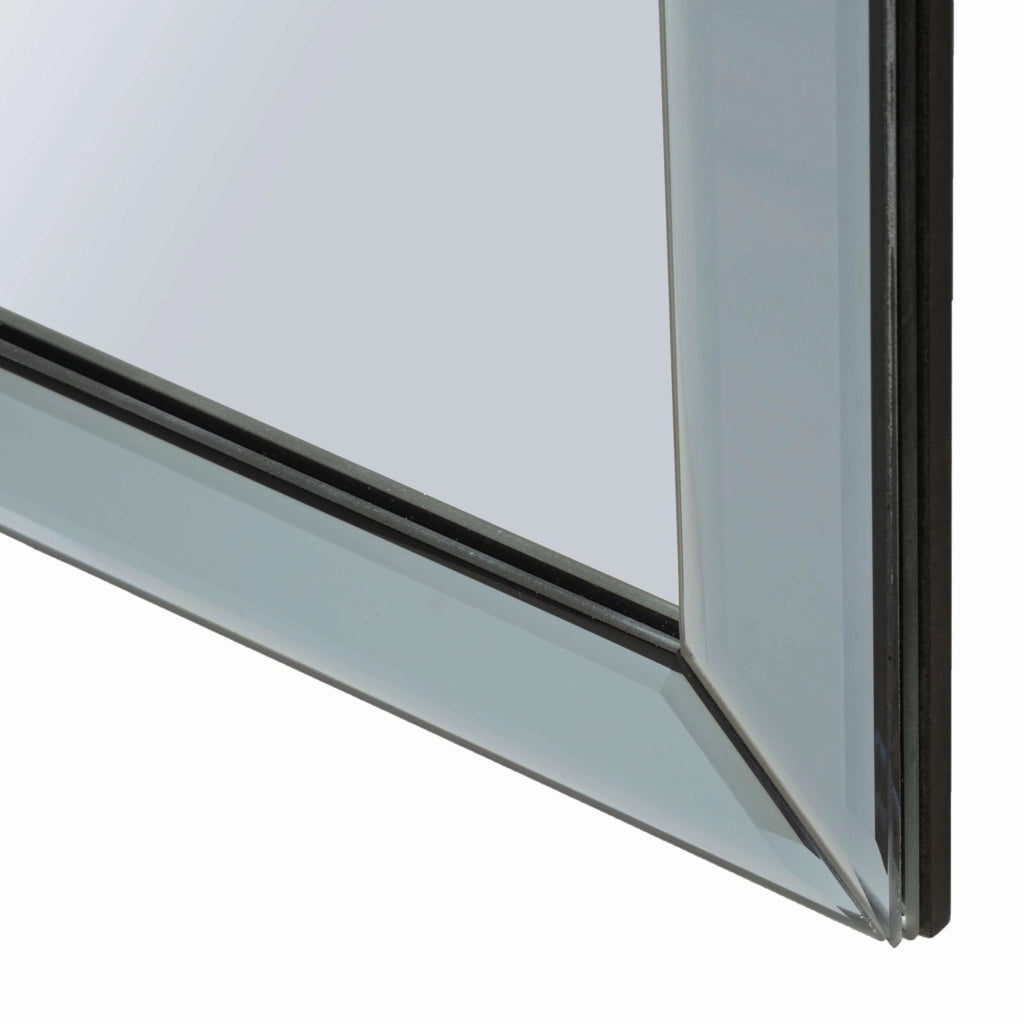 Dabaka, Specchio Cornice Sagomata, 85x100h cm Argento