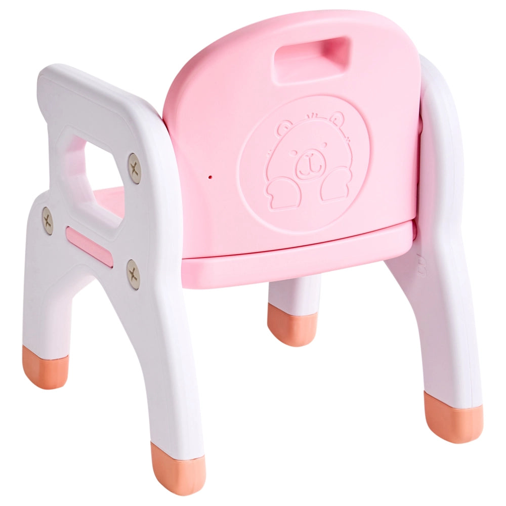 Tavolo e Sedie per Bambini Beige in HDPE per il Gioco e la Cameretta
