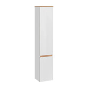Colonna bagno ASKA 176 cm bianco lucido – Mobile sospeso con vani contenitore