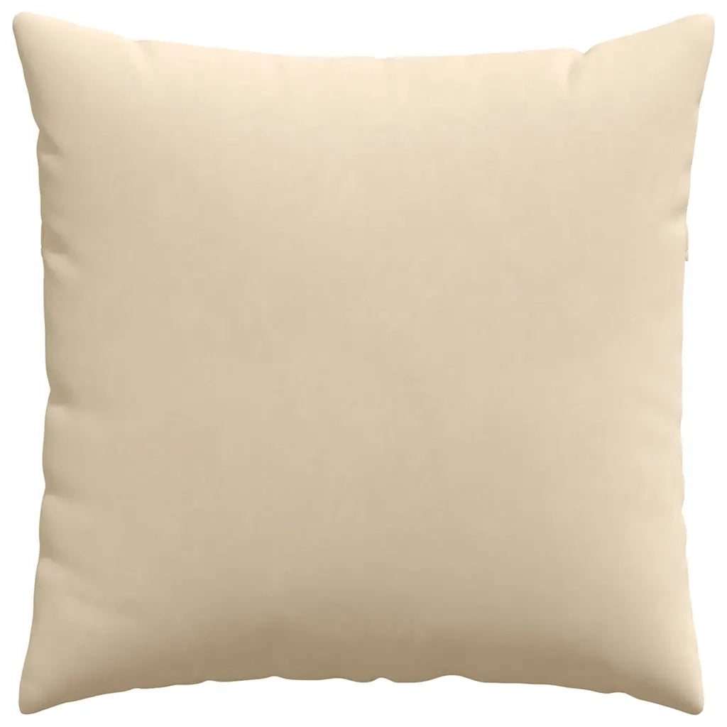 Cuscini da Divano 2 pcs Crema 60 x 60 cm Tessuto 42014030