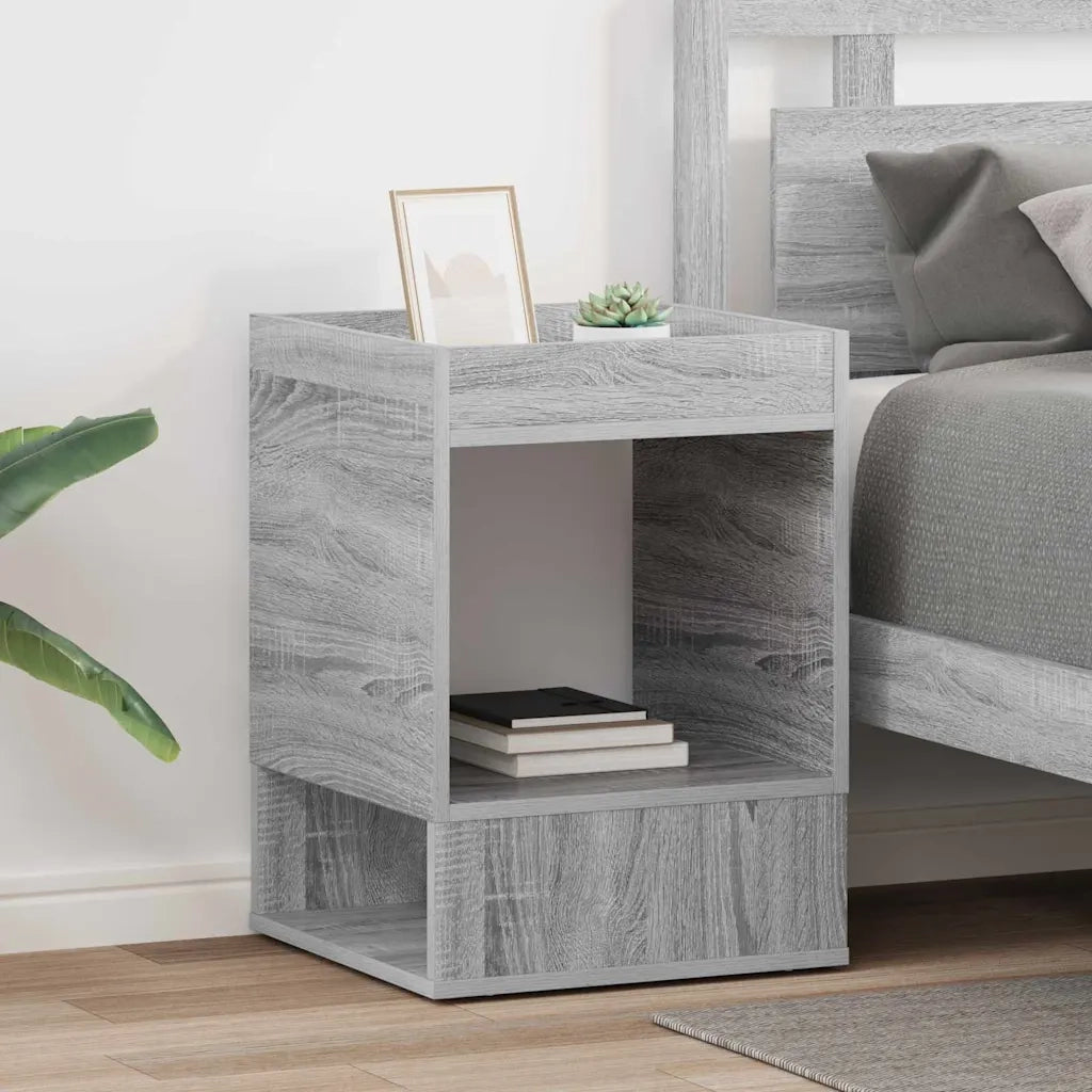 Tavolino 2 pcs Grigio Sonoma 40 x 40 x 56 cm Legno multistrato 890955