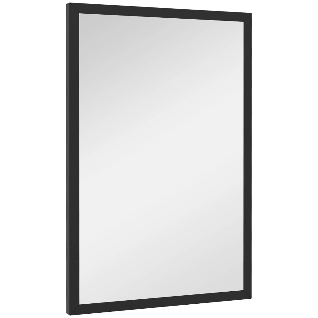 Specchio da Parete ¨C Minimal ¨C Legno Nero 60x40