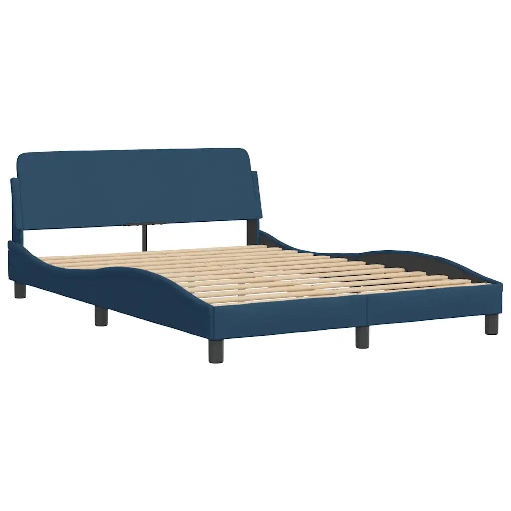 Giroletto senza Materasso Blu 120x200 cm in Tessuto