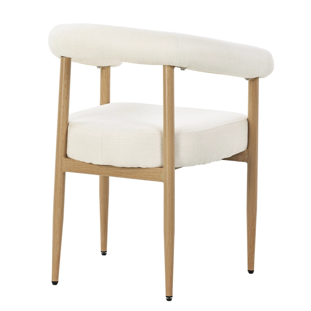 Set 6 Sedie da Pranzo Imbottite con Struttura in Metallo ¨C MINIMAL ¨C Design Moderno
