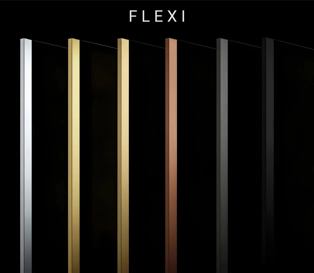 Parete Doccia Rea Flexi Transparent / Chrome 70