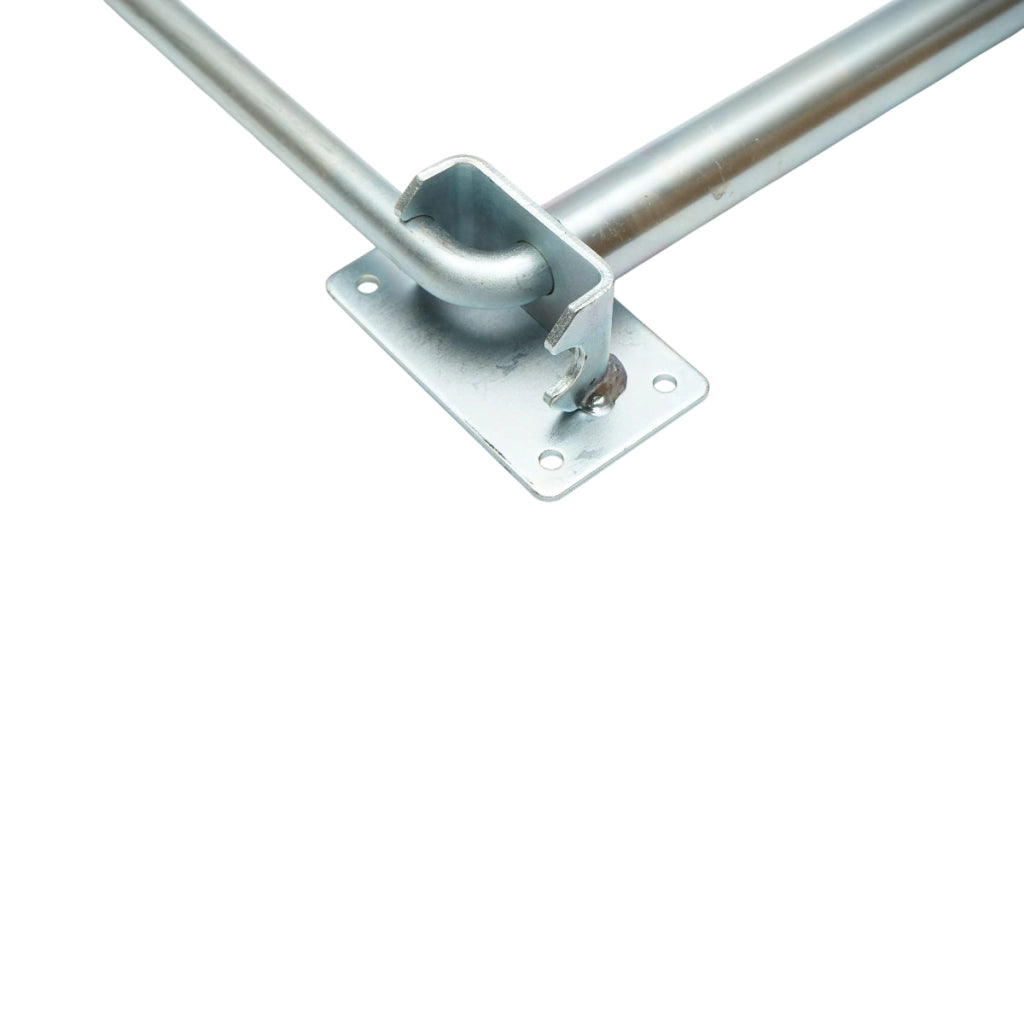 Fermaporta per rimorchio camion con supporto piatto in acciaio zincato 527mm