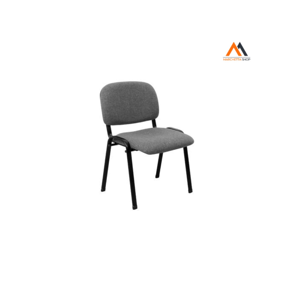 SEDIA DA INTERLOCUTORIA grigio - cm 54,5 x 58 x 81,5