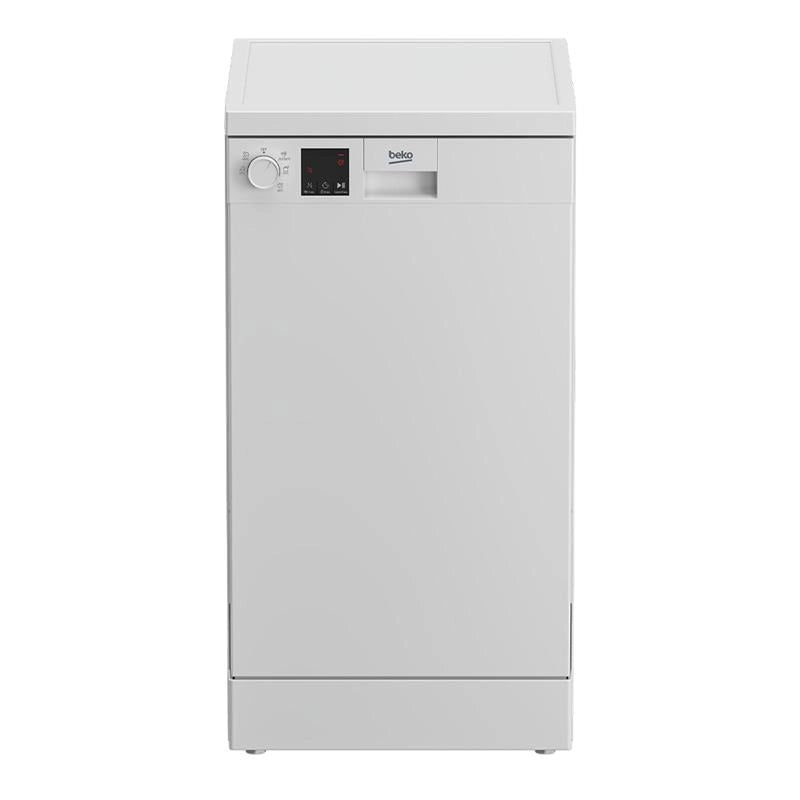 BEKO LAVASTOVIGLIE SLIM DVS05024W CAPACITÀ 10 CON 5 PROGRAMMI, CLASSE ENERGETICA A++ - COLORE BIANCO