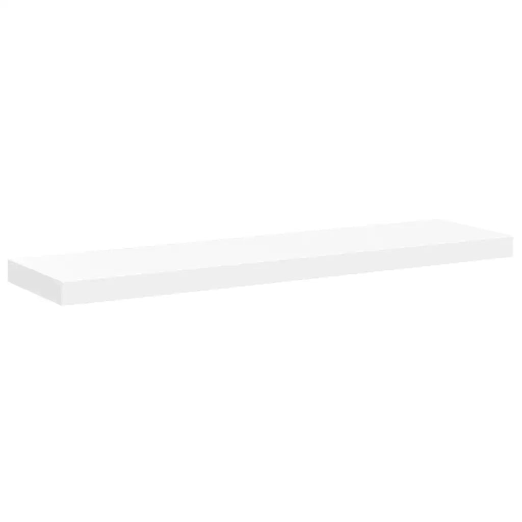 Scaffale a Parete Bianco 90x23,5x3,8 cm in MDF 323817