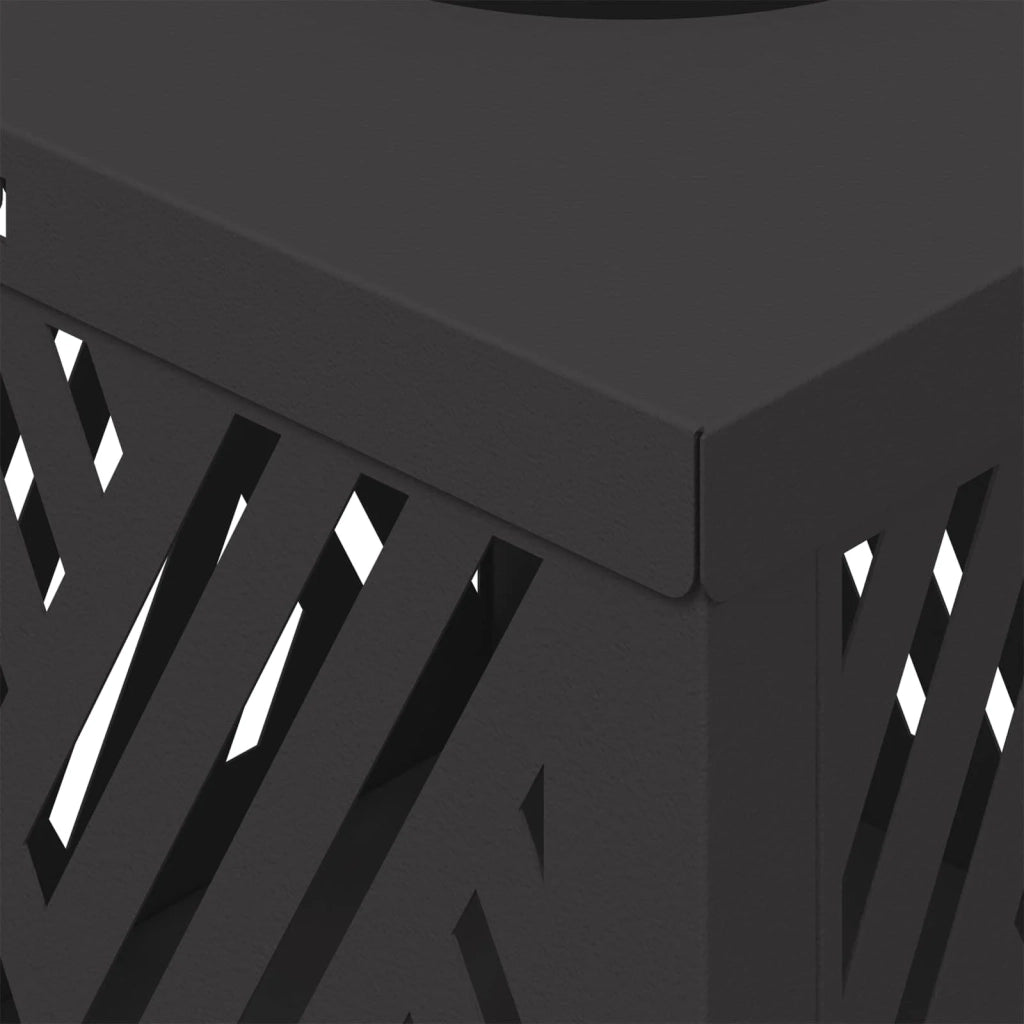 Faro LED solare per sentieri 2 pz Nero CFW6202803