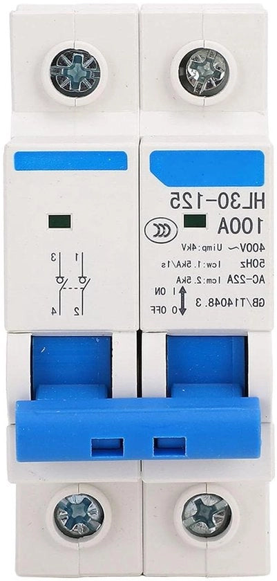 Interruttore di Corrente PC Mini 2P Comando Principale per Separatore di Funzioni Domestici - Molteplici Applicazioni con Ideale Sostituzione