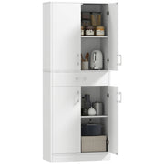 Credenza Cucina con Ante e Cassetto ¨C Minimal ¨C Bianco