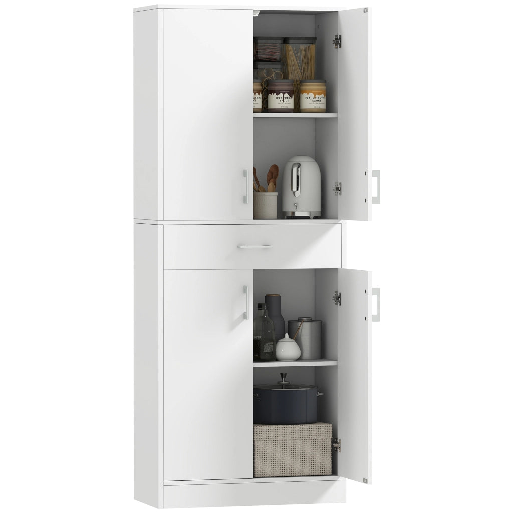 Credenza Cucina con Ante e Cassetto ¨C Minimal ¨C Bianco