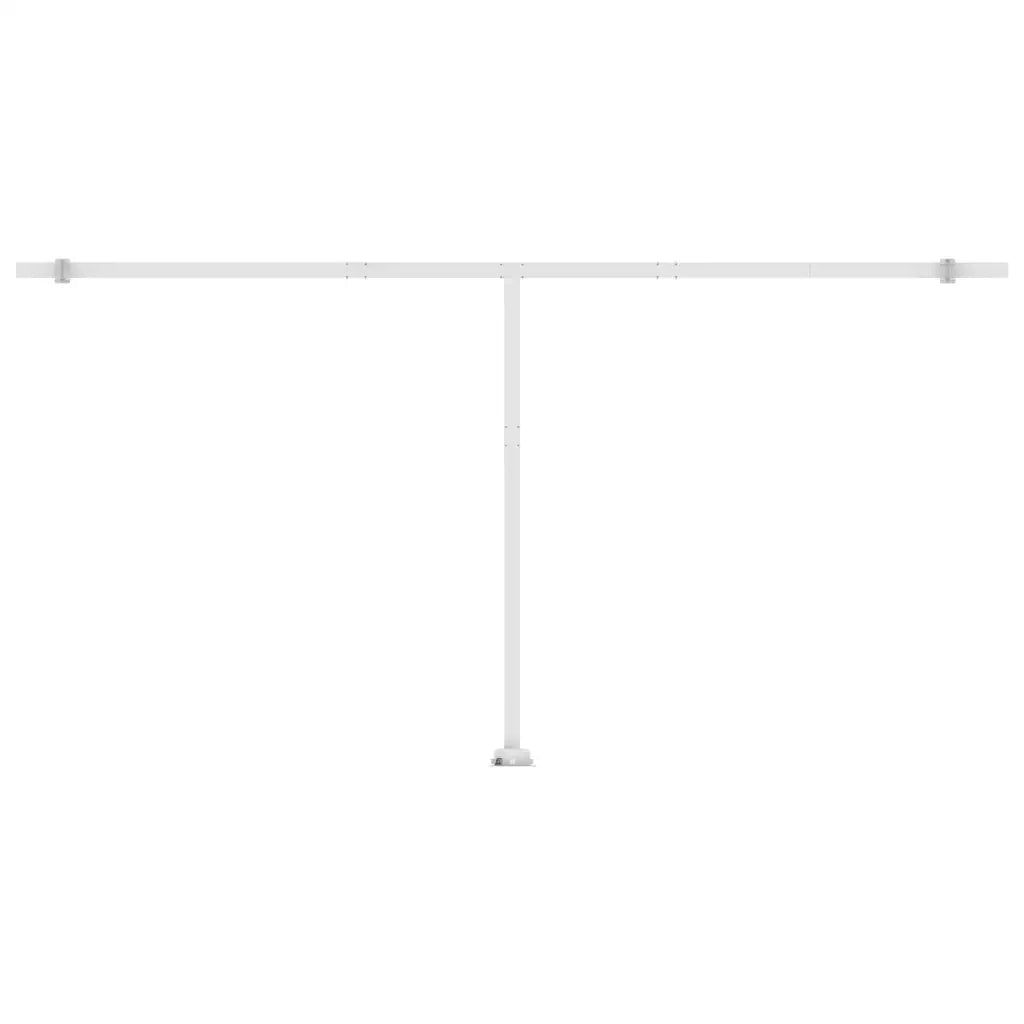Tenda Automatica Sensore Vento e LED 600x300 cm Arancio Marrone 3069615