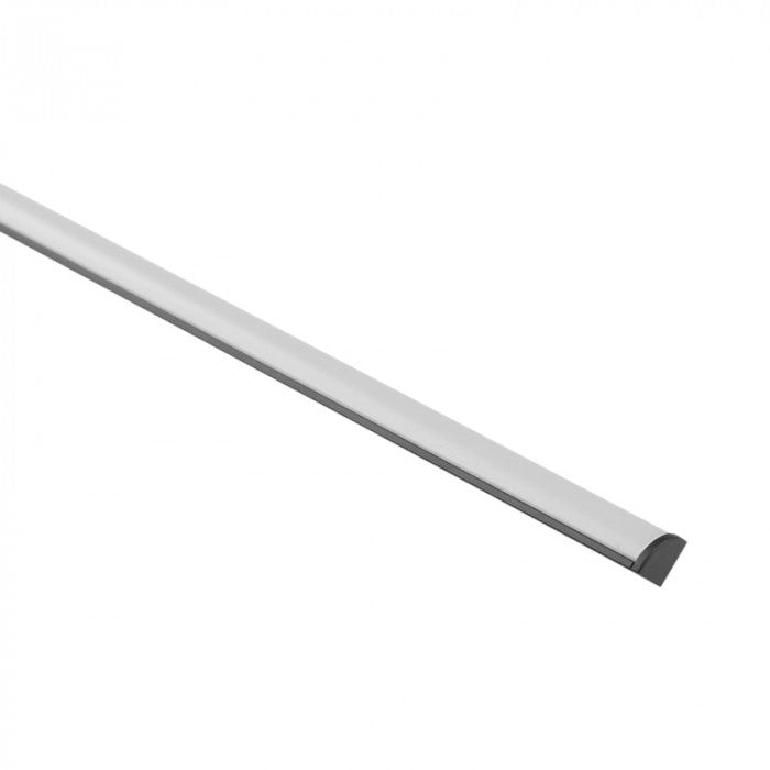 Profilo LED RW01 angolare nero diffusore opale 1m Ecolight