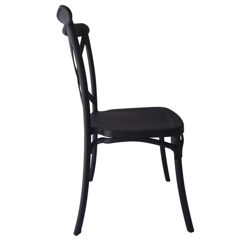 Sedia Cross Nera  - La Dea Sedia