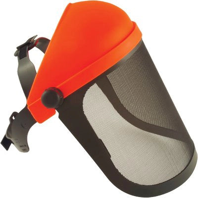 VISIERA RETE METALLO FAST PRO  H.CM 30 + REGGICAPO + COPRIFRONTE