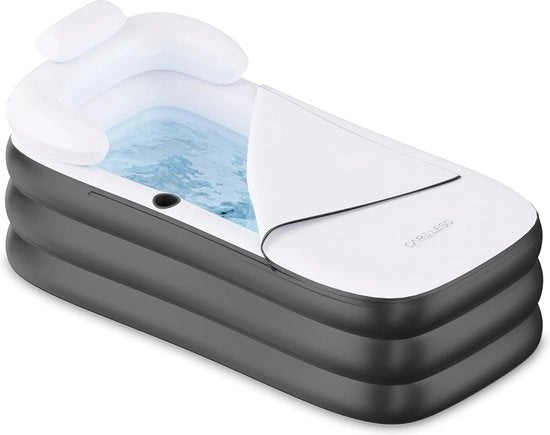 Ligbad Inflatabile per Adulti e Bambini - Ideale per Casa e Vacanza - Compreso Pompino Elettrico e Tubo di Scarico