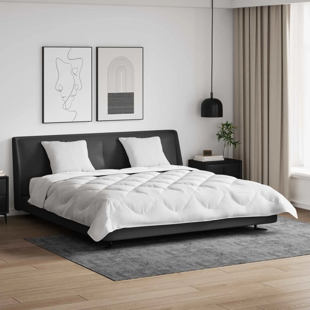 Piumone | Duvet con cuscino 3 pz Bianco Microfibra